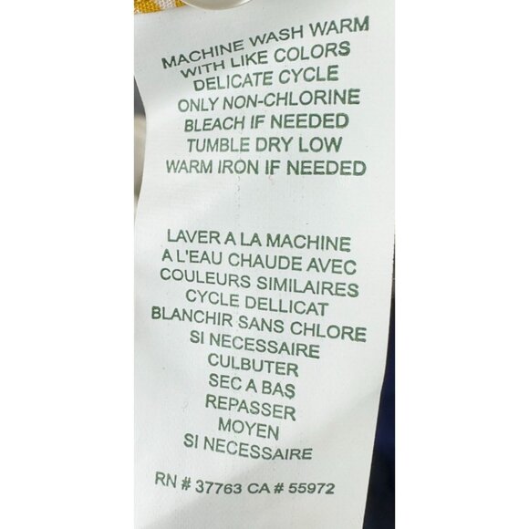 Perry Ellis Shirt Mens M Golden Mustard Long-Sleeve Cotton Geometric Pattern - Picture 7 of 10